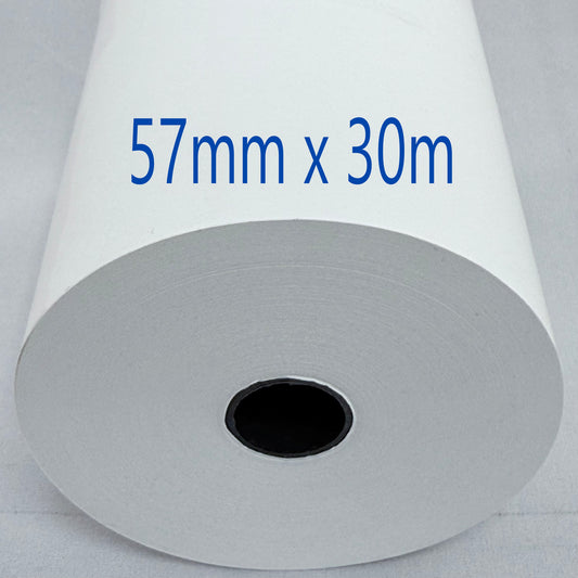 Thermorolle (unbedruckt) 57mm x 30m (verschiedene Stückzahlen)